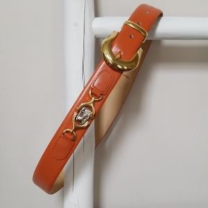 Leather belt
